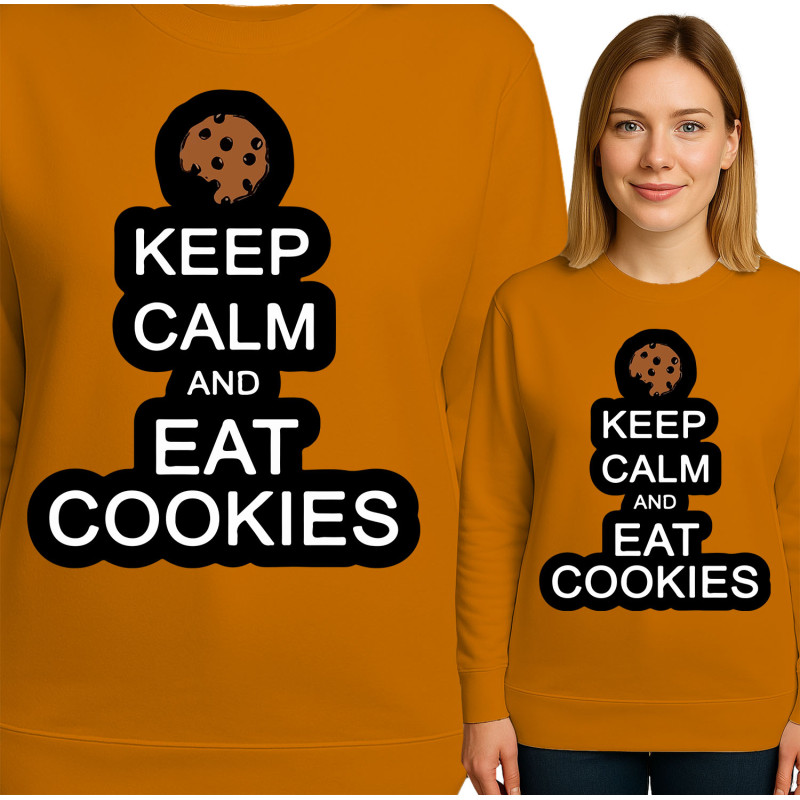 Bluza damska 'Keep Calm and Eat Cookies'