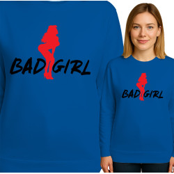 'Bad Girl' Sweatshirt met Duidelijke Prints