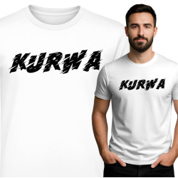 Koszulka KURWA – mocny napis, mocny przekaz