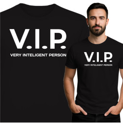 Koszulka V.I.P. – Very Inteligent Person z humorem